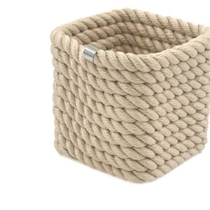 Mini Square Towel Basket 16x16x12 cm