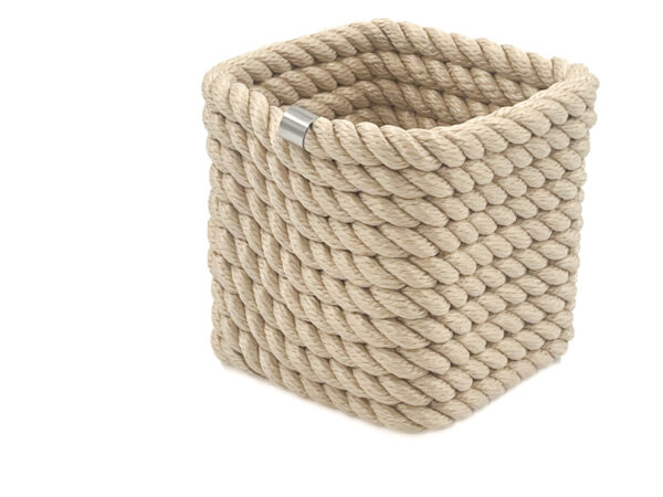 Mini Square Towel Basket 16x16x12 cm